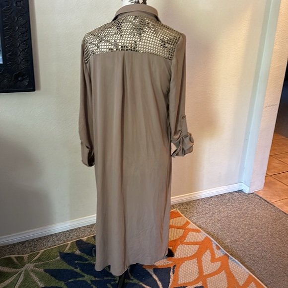 Semi-Sheer Maxi Tunic - Picture 2 of 12